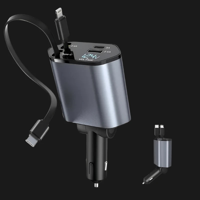 USB Car Charger 4 in 1
